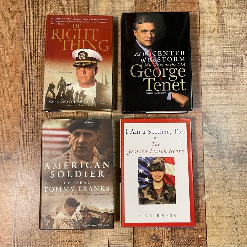 Military Soldier History Biography Book Bundle Nonfiction Memoir War Espionage